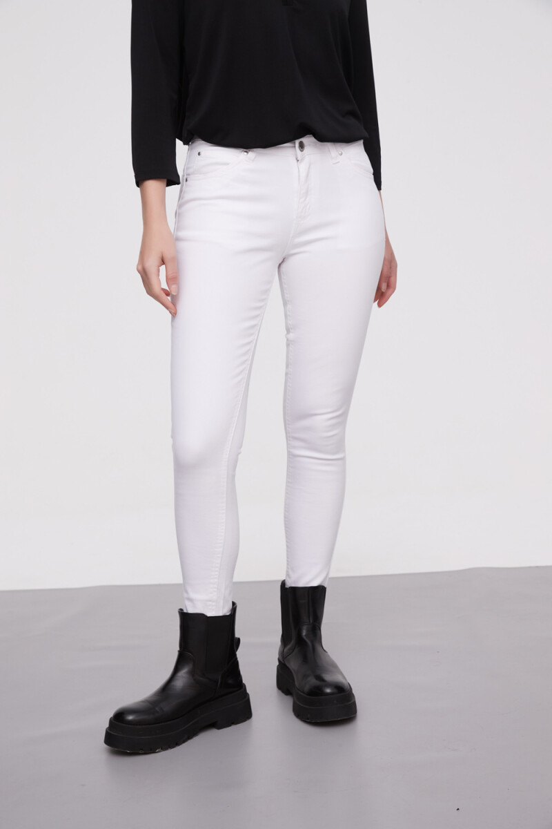 Pantalon Bardot - Blanco 