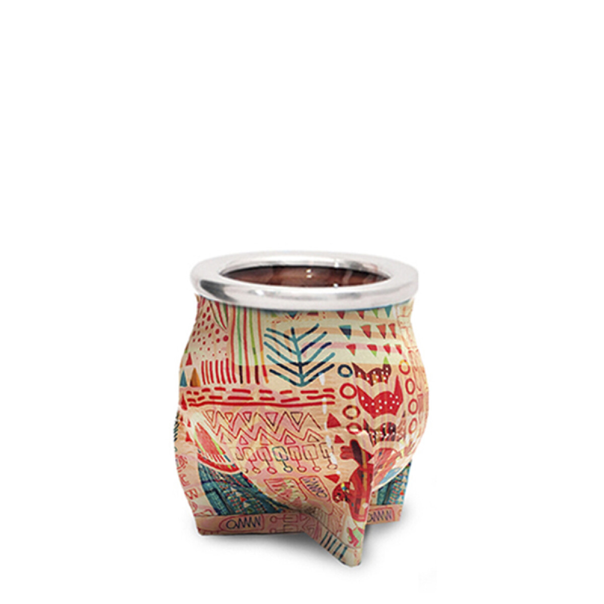 MATE DE CERÁMICA CHICO DELTA - TRIBAL 