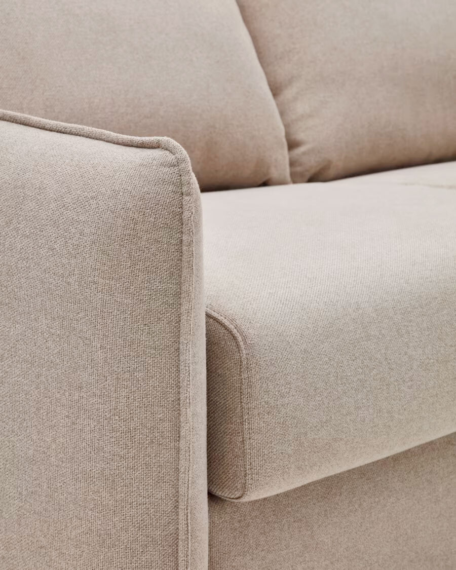 Sofá cama Carlota 2 plazas beige 185cm FSC Mix Credit Sofá cama Carlota 2 plazas beige 185cm FSC Mix Credit