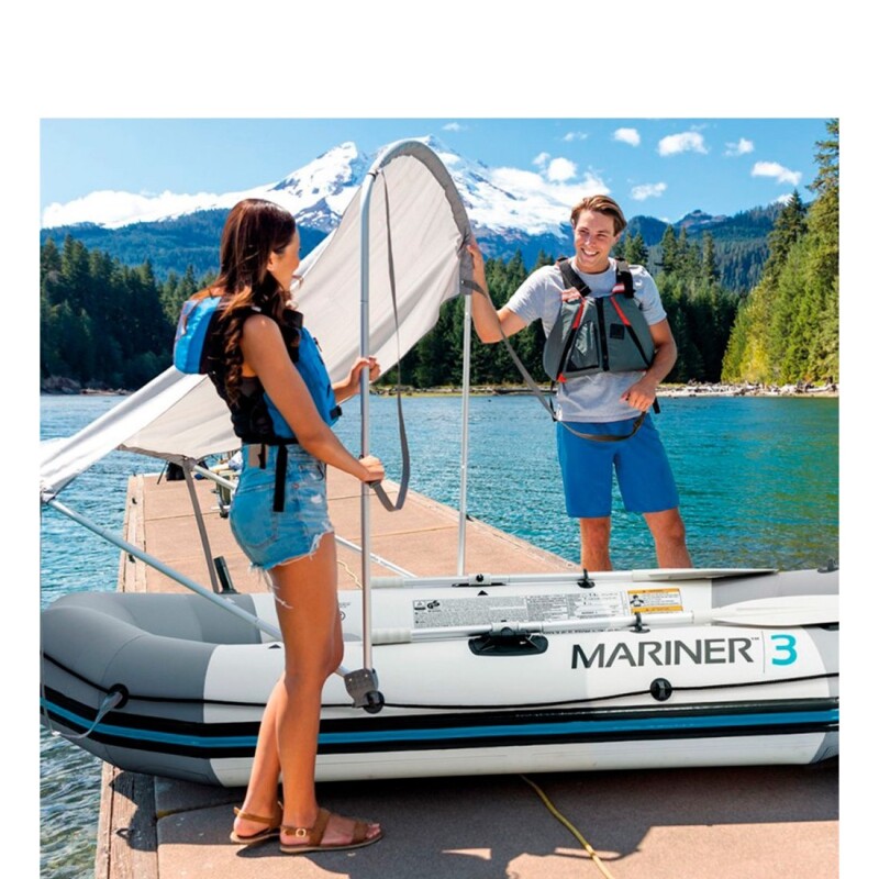 INTEX TOLDO PARA BOTES INFLABLES 160x142 Intex Toldo Para Botes Inflables 160x142