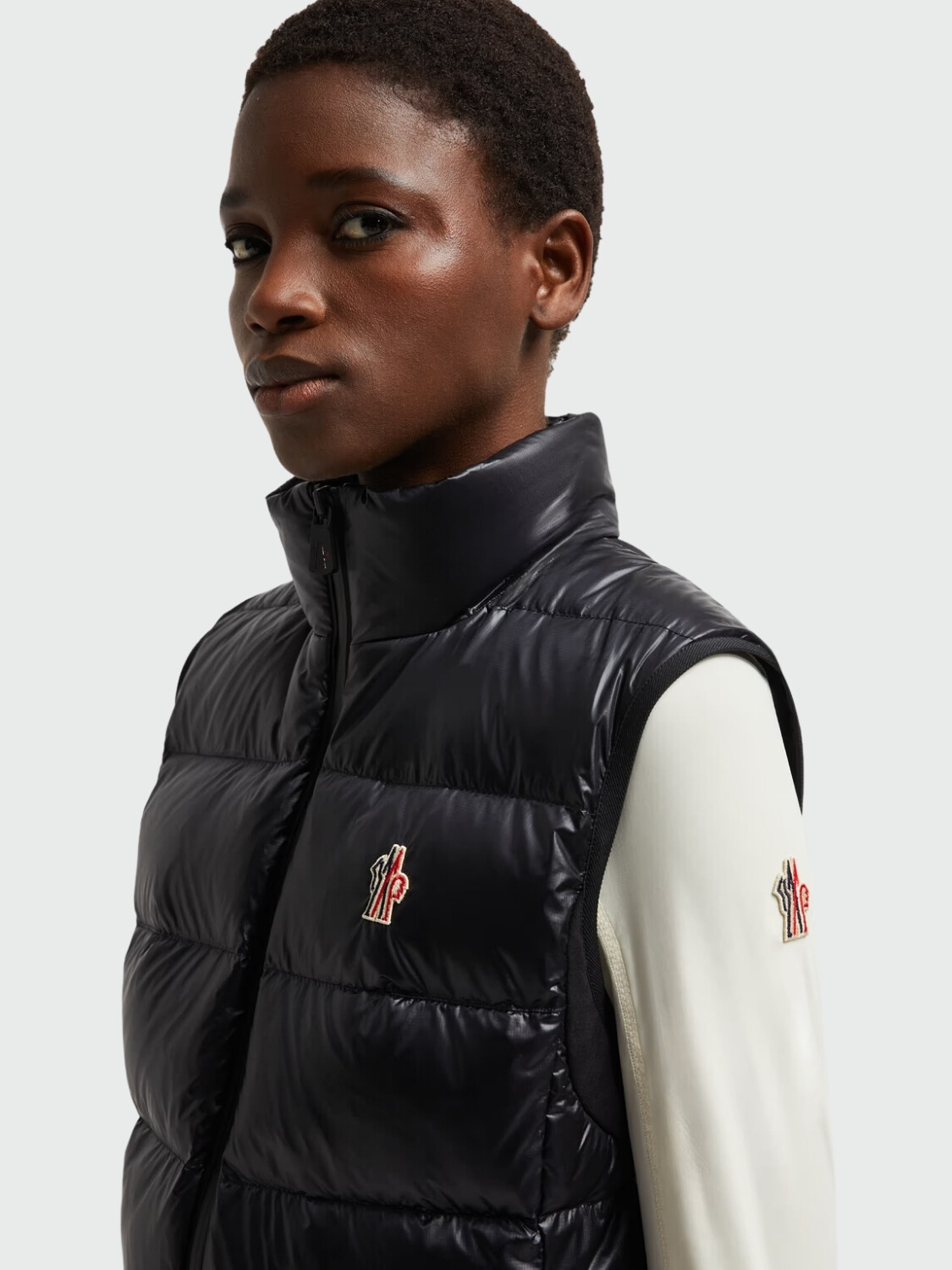 Moncler - Chaleco relleno de plumas, Gilet Negro