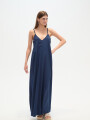 Vestido Bando Azul Marino