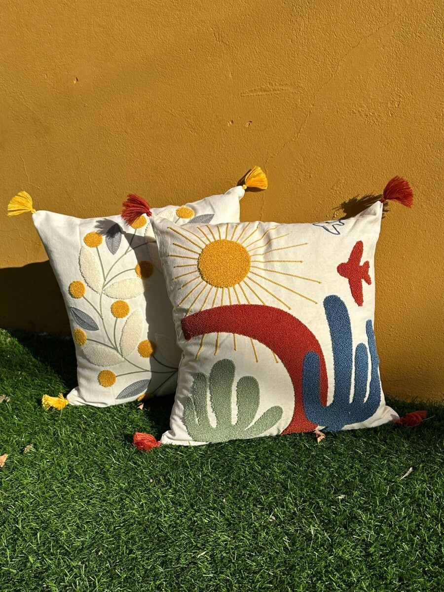 Funda Almohadón Bordada - Modelo 1 