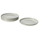 Plato Postre Ceramica Gris Organic x24 19.5cm | Selecta Plato Postre Ceramica Gris Organic x24 19.5cm | Selecta