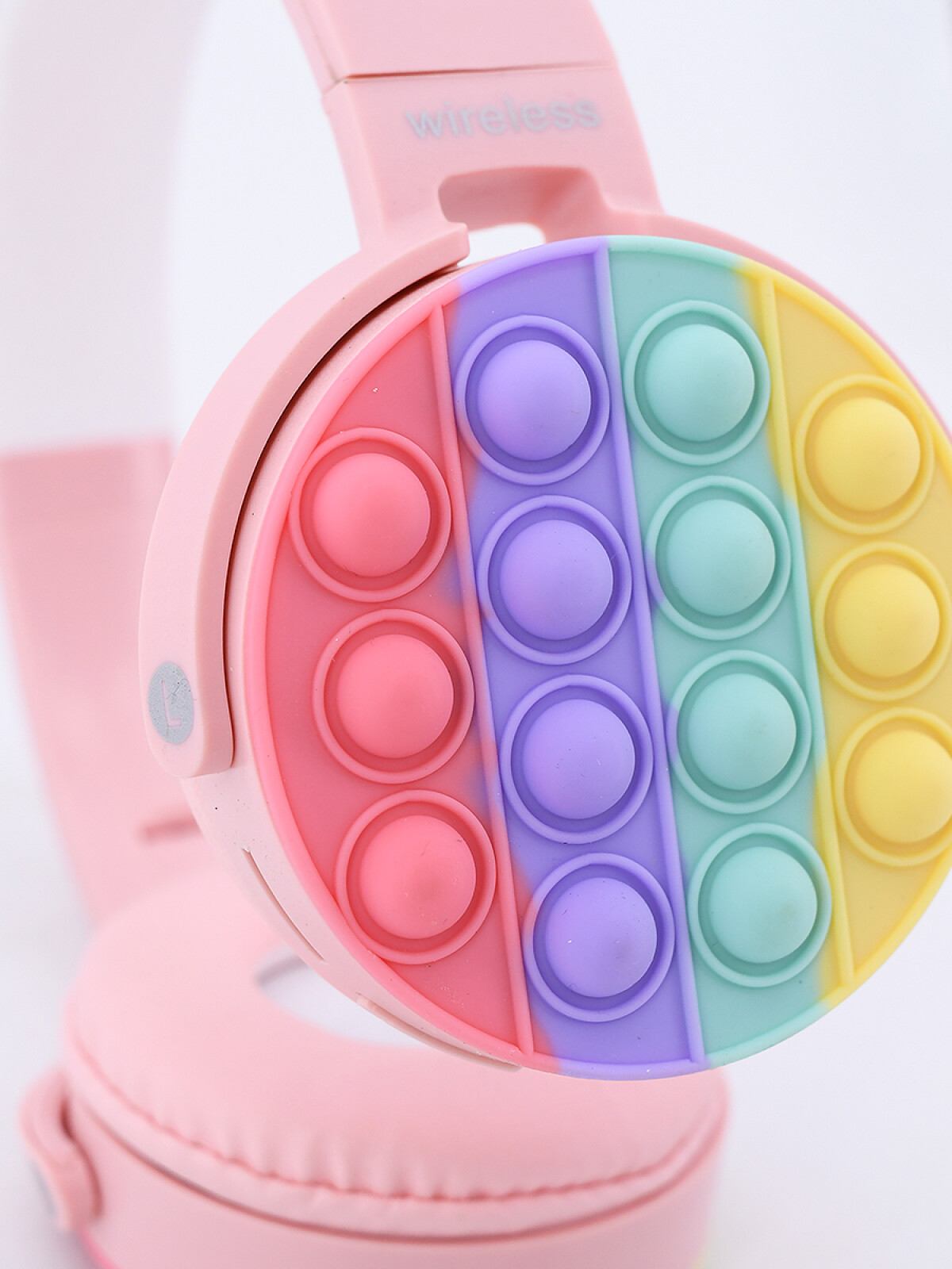 AURICULARES INALAMBRICOS POP IT ROSADO — Guapa