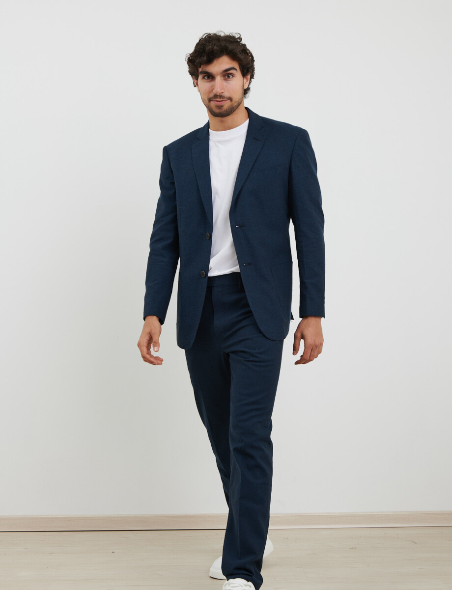 110573 SACO HARRINGTON LABEL Azul Oscuro