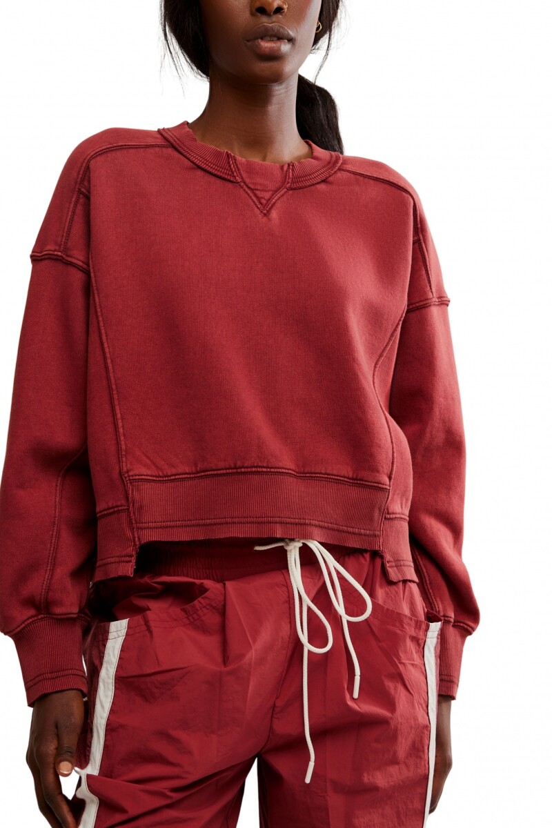 INTERCEPT PULLOVER Bordo