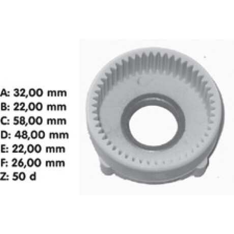 CORONA REDUCTORA CHEVROLET S10-VECTRA-CORSA DELCO 57MM 50DIENTES UNIFAP CORONA REDUCTORA CHEVROLET S10-VECTRA-CORSA DELCO 57MM 50DIENTES UNIFAP
