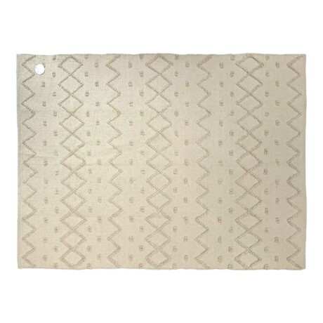 ALFOMBRA NATURAL 170X250CM PUNTOS ZIGZAG ALFOMBRA NATURAL 170X250CM PUNTOS ZIGZAG