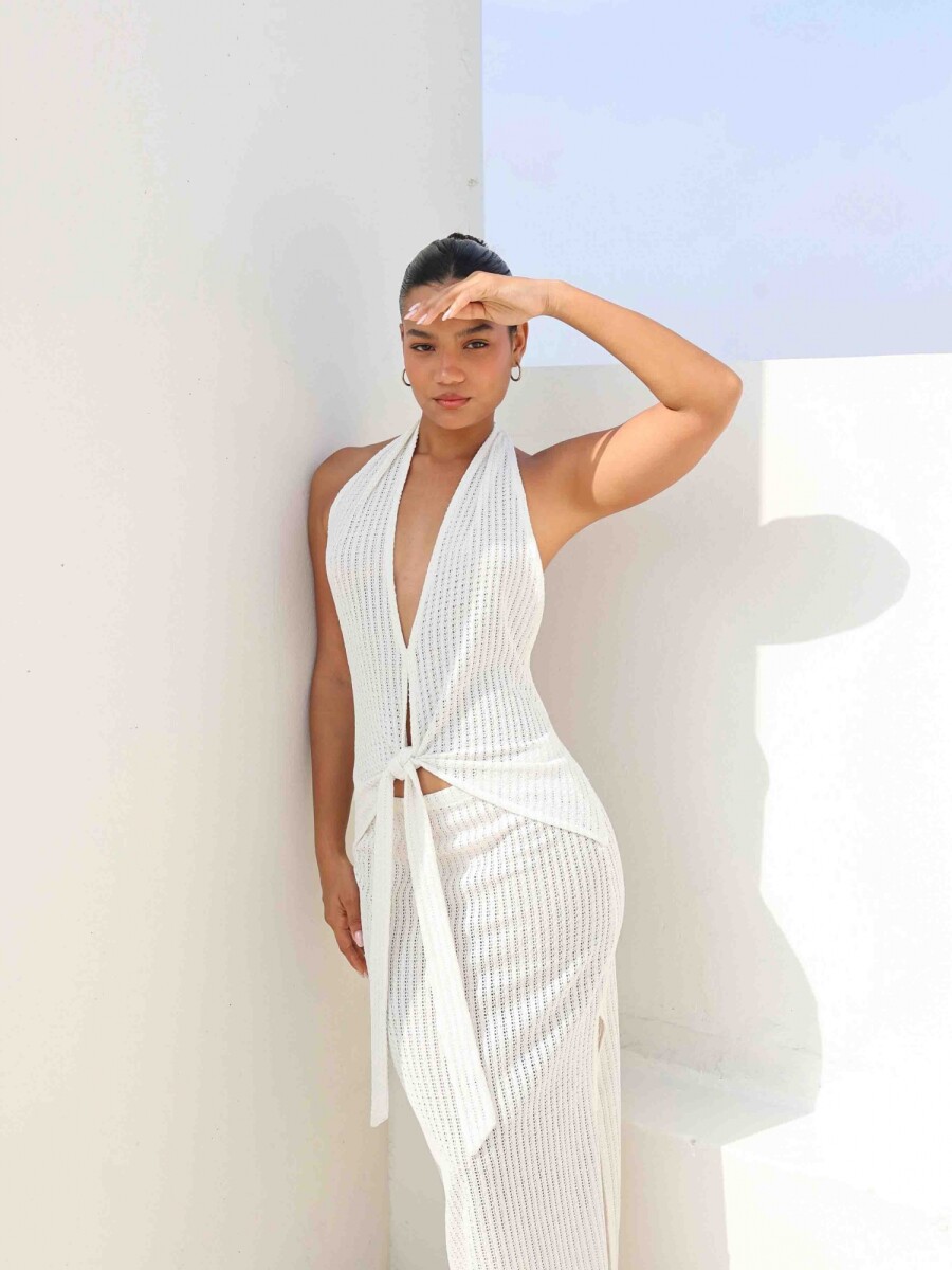 VESTIDO AMARA - BLANCO 