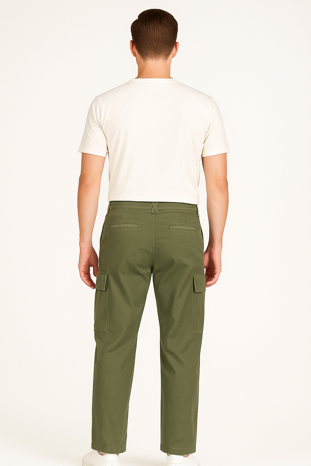 Pantalon Worker Verde Oliva Oscuro