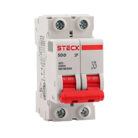 DISYUNTOR DIN SDZ 2X32 A 06KA - STECK DISYUNTOR DIN SDZ 2X32 A 06KA - STECK