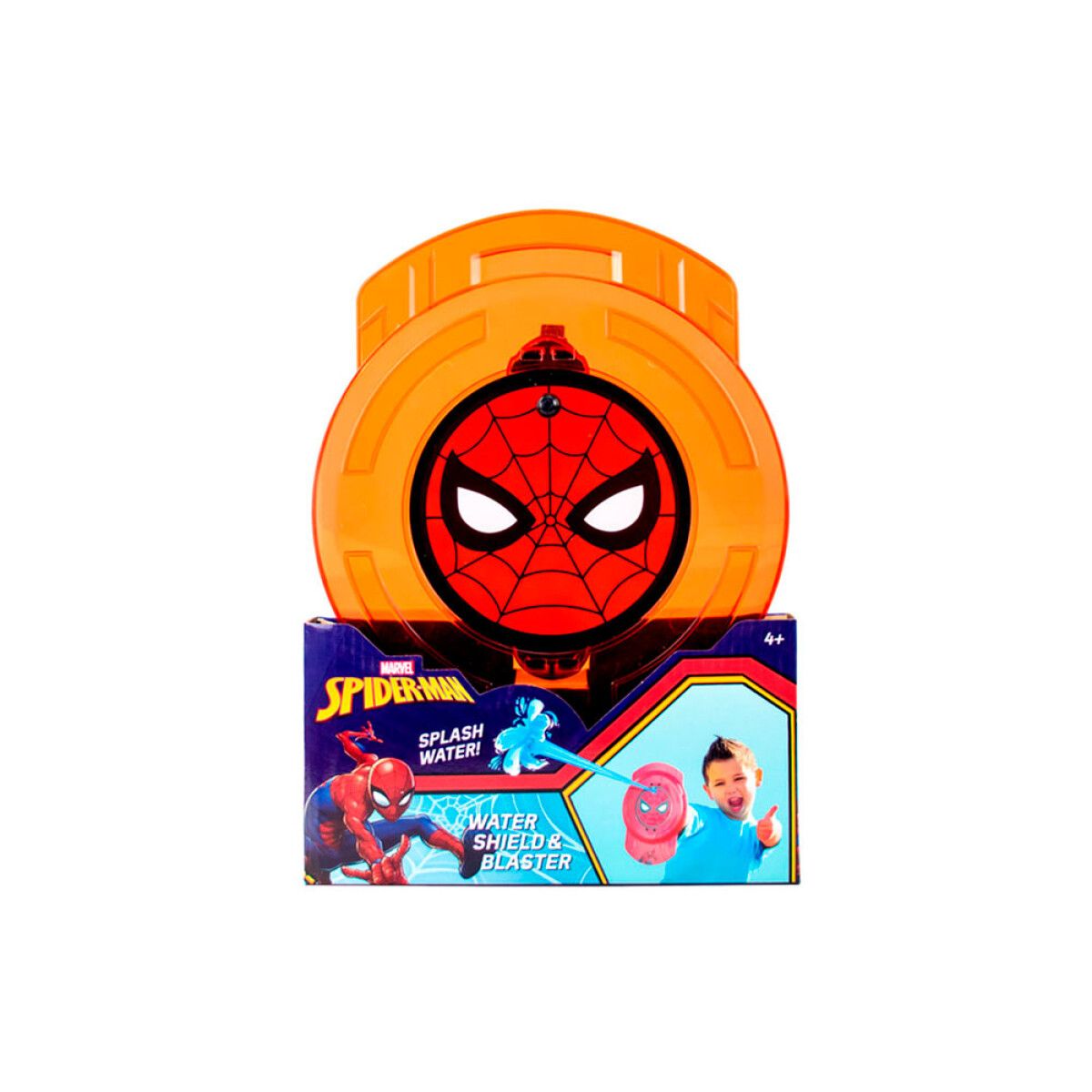 Pistola De Agua Y Escudo Wsh902Sp Spiderman Ub - ROJO 