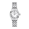Reloj Tissot CLASSIC DREAM Lady T1292101101300 en acero con esfera blanca para mujer Gris