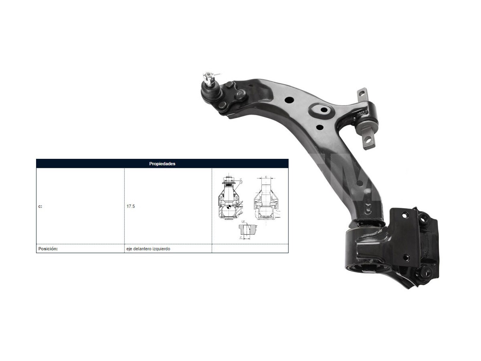 Parilla De Suspension Delantera Honda Crv 12-15 Izq 