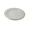 Plato hondo con borde dorado 23cm. Plato hondo con borde dorado 23cm.