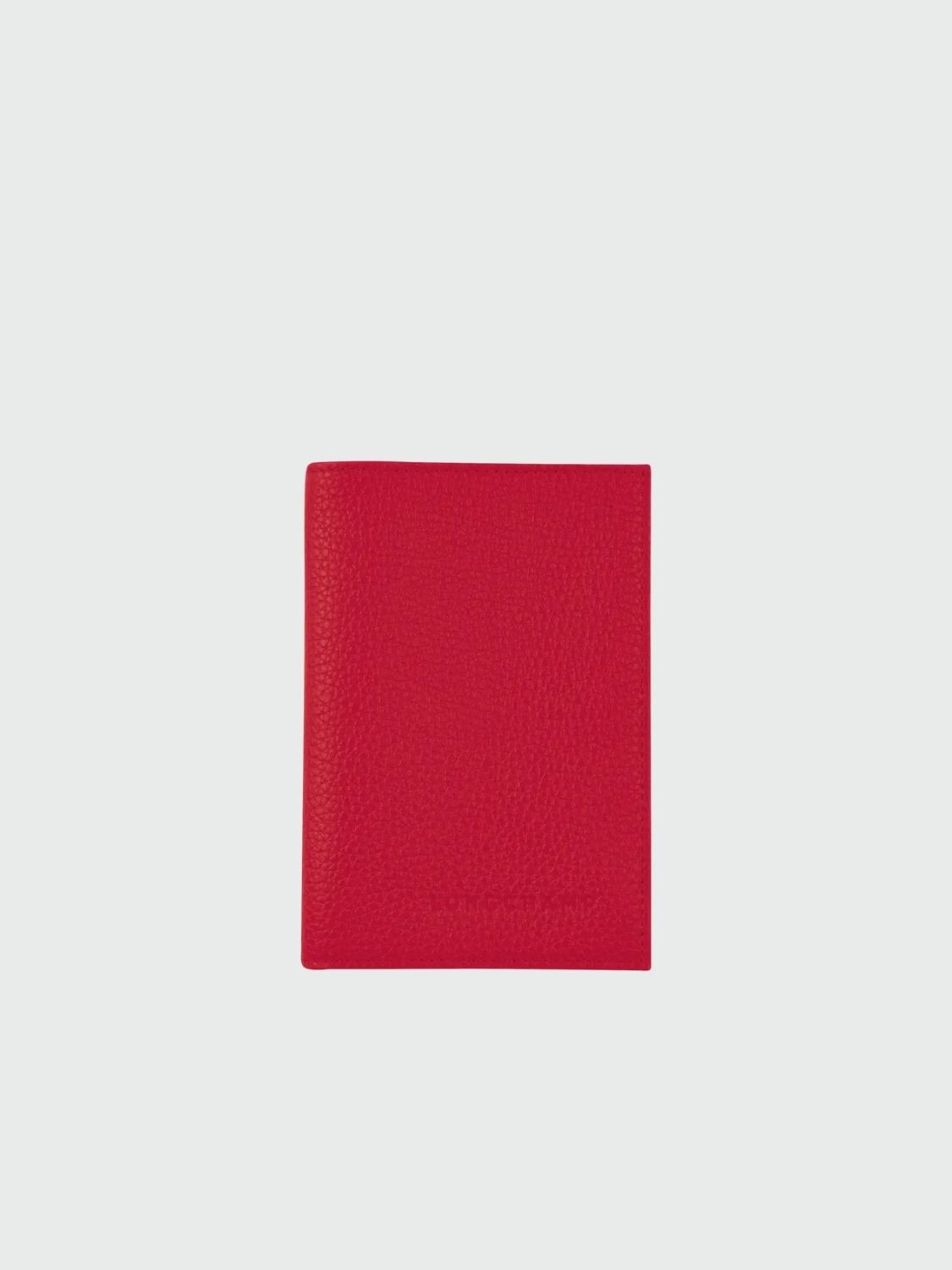 Le Foulonné Passport Cover Rojo