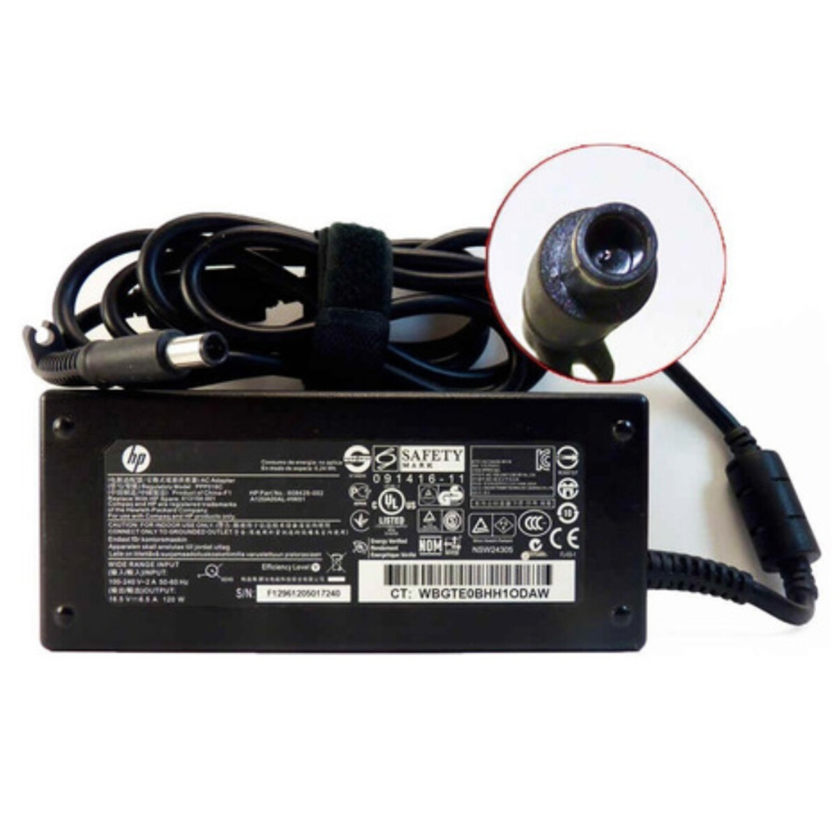 Cargador Hp 18.5v 6.5a 120w 7.4 X 5.0mm 