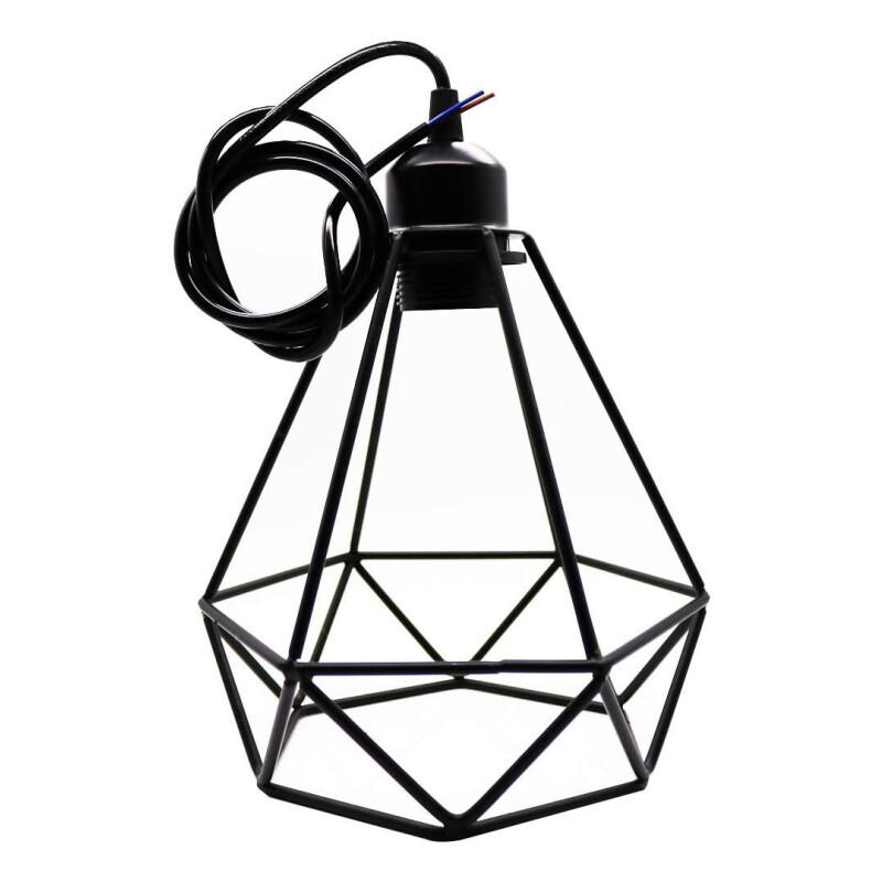 Lampara Colgante Jaula Vintage Diamante Led Lampara Colgante Jaula Vintage Diamante Led