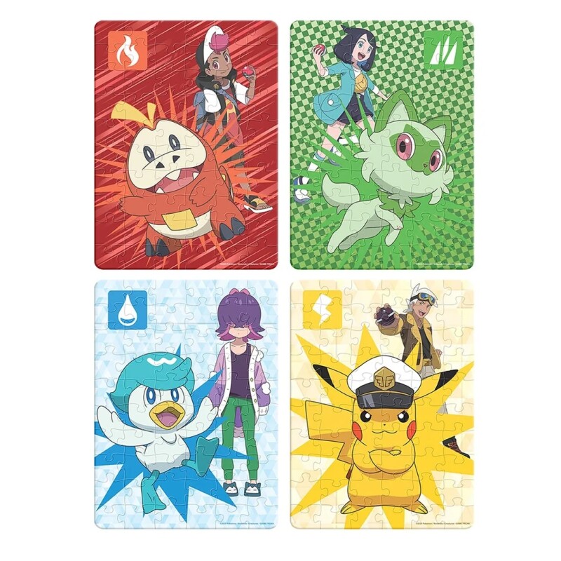 PUZZLE 60P 4 EN 1 HORIZON POKEMON JCA-4592F PUZZLE 60P 4 EN 1 HORIZON POKEMON JCA-4592F