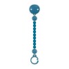 Clip para chupete Suavinex silicona ESSENCE azul petroleo