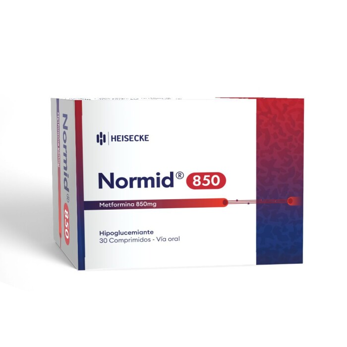 NORMID 850 MG X 30 COMP REC única