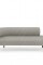 Sofá modular Pompidou 2C Right Gris Plata