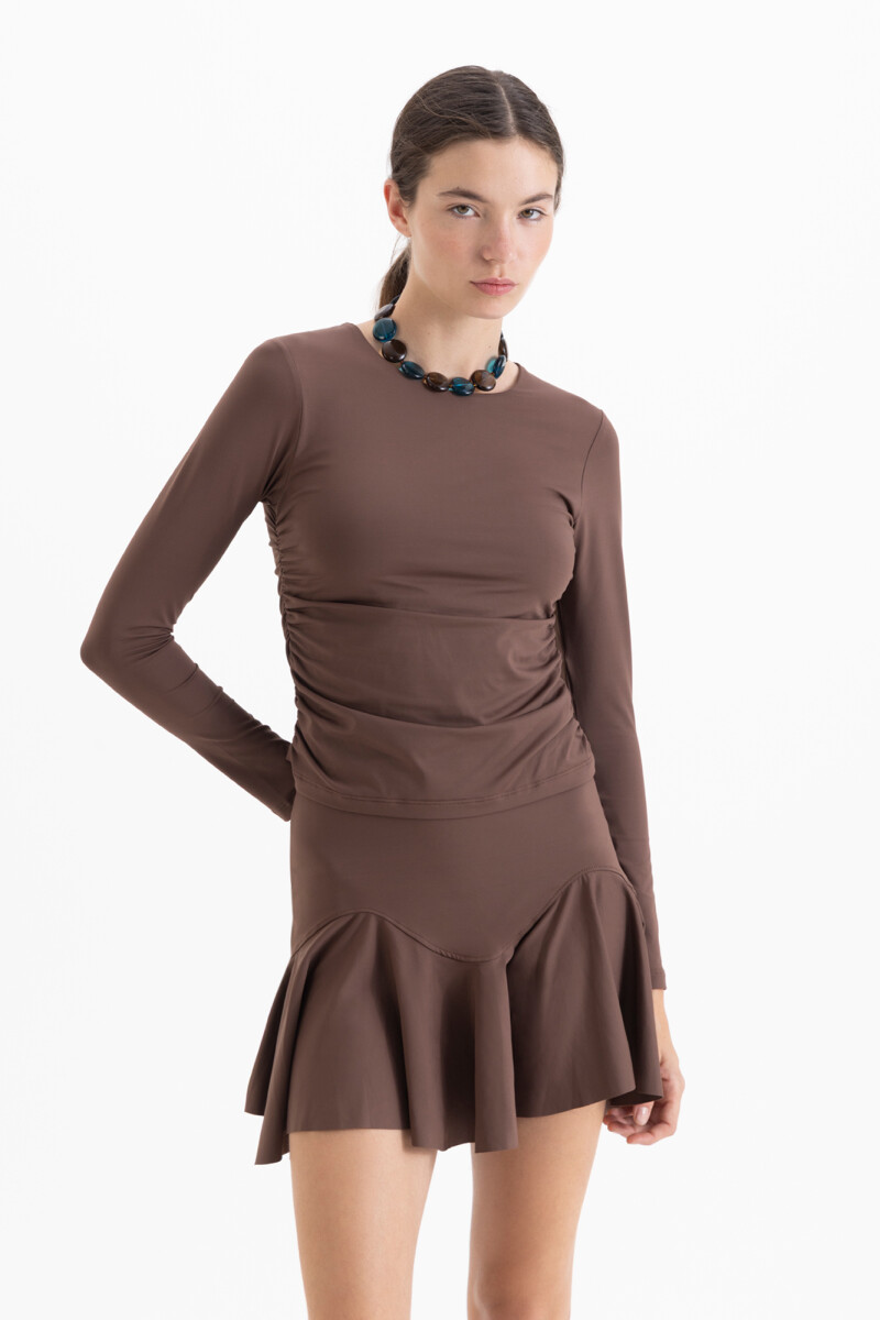 TOP MAUREEN Chocolate