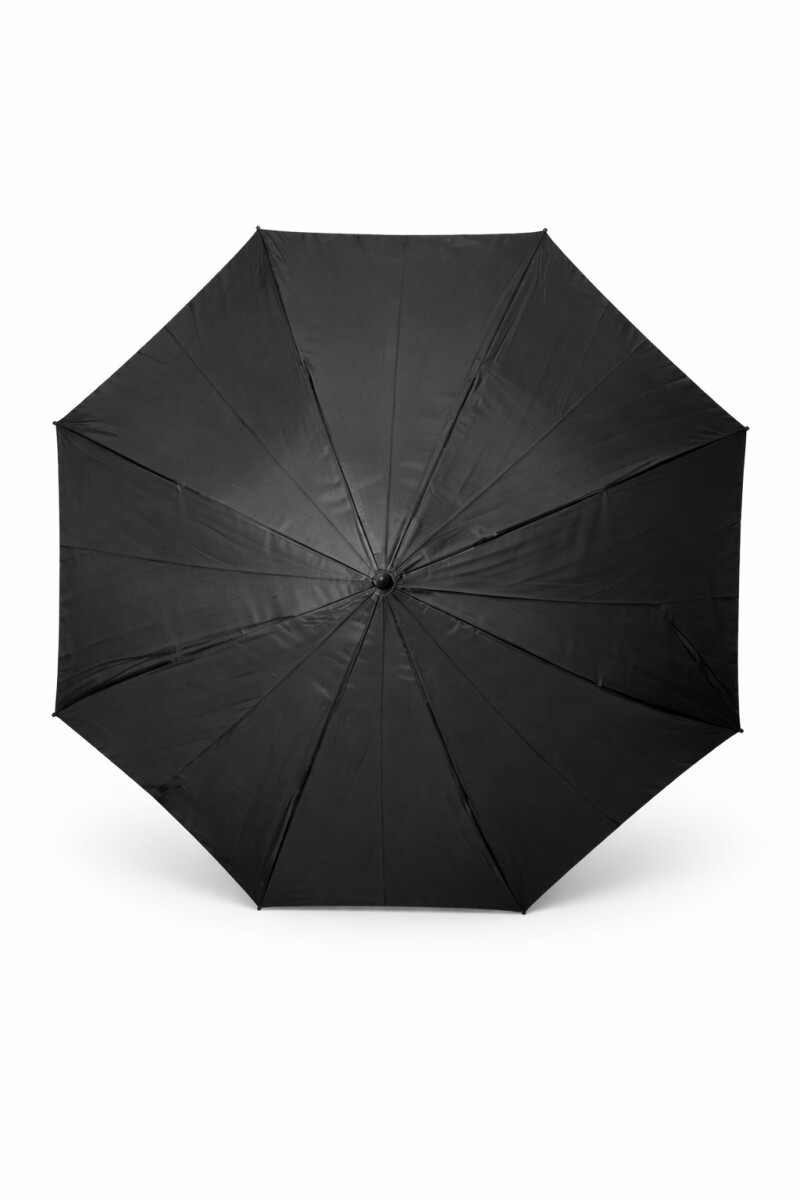 PARAGUAS MANGO LARGO - NEGRO 