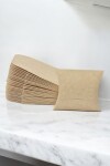 Pack x 100 - estuche pillow 7 x 8 cm. REVERSIBLE BLANCO - MADERA