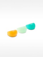 Set De Anillos Redondeados multicolor