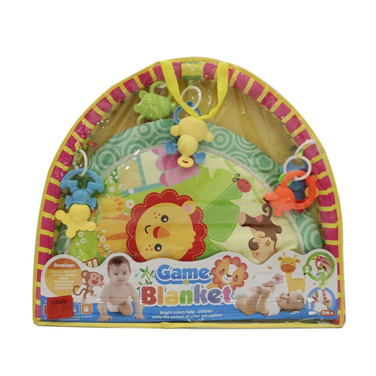 Alfombra Gimnasio Redondo para Bebés - con Animales 