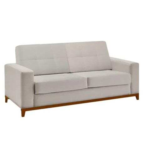 Sofá sillón 3 cuerpos - Patas en madera beige