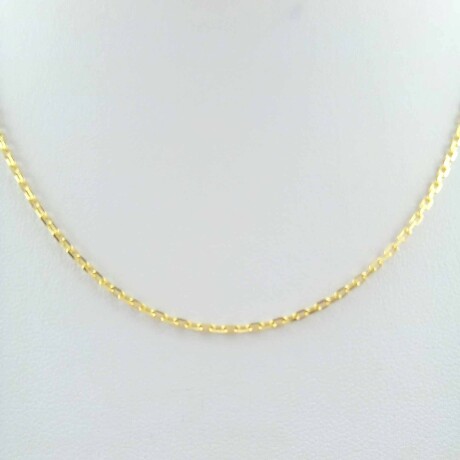Cadena de plata 925 con baño de oro amarillo, 40 cm. Cadena de plata 925 con baño de oro amarillo, 40 cm.