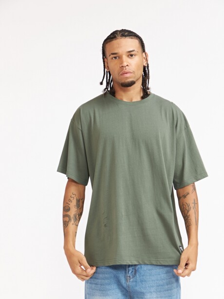 REMERA OVERSIZE RENO VERDE