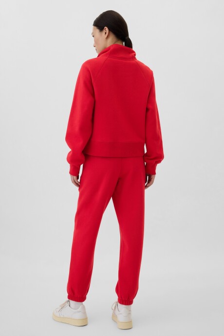 Pantalón Deportivo Con Puño Mujer Modern Red