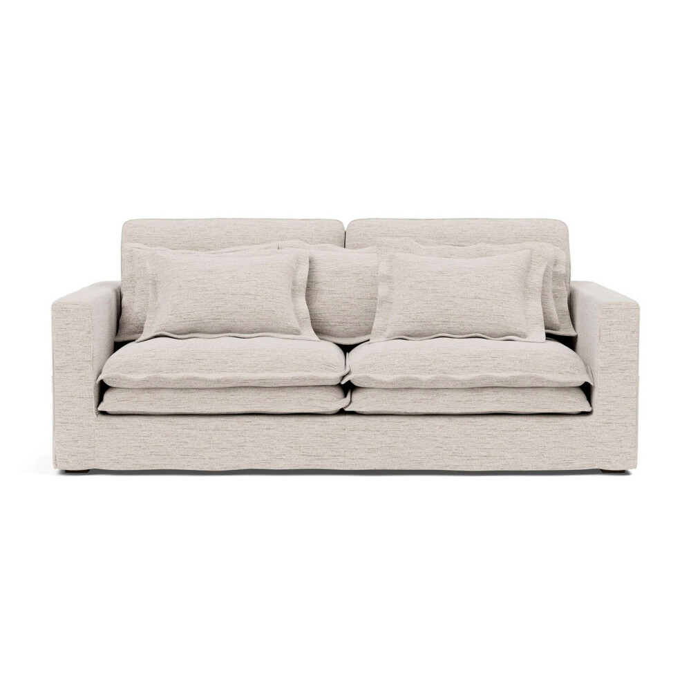 SOFÁ 3 CUERPOS TELA-PREMIUM NATURAL-BEIGE LAZY BEIGE