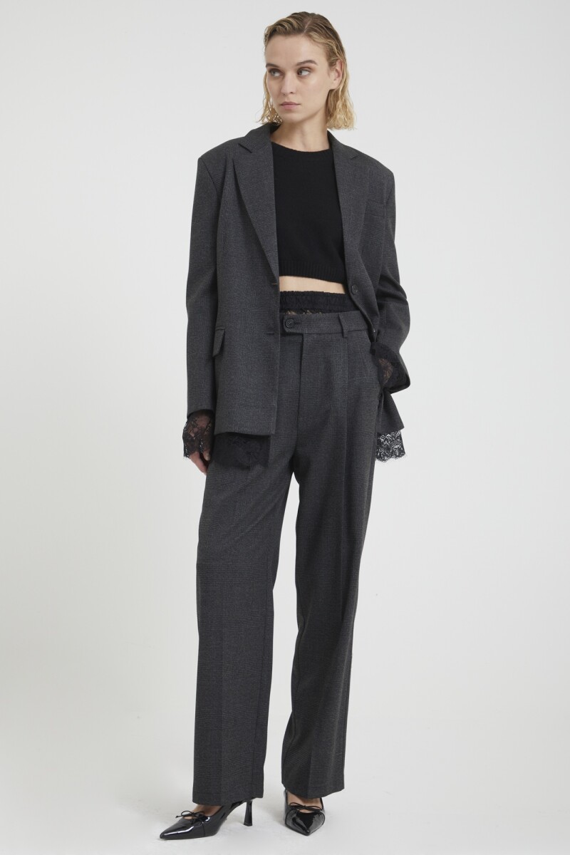 CHAQUETA BLAZER Gris