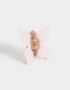 Broche Mariposa Broche Mariposa Cuadros - Rosa Claro