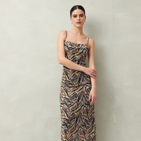 VESTIDO ANORA Animal Print