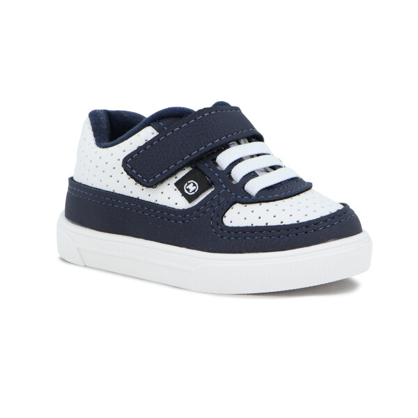 Molekinho Zapato Casual Infantil Napa Flot Ru Neo Mic/napa Flot Ru N Blanco-marino