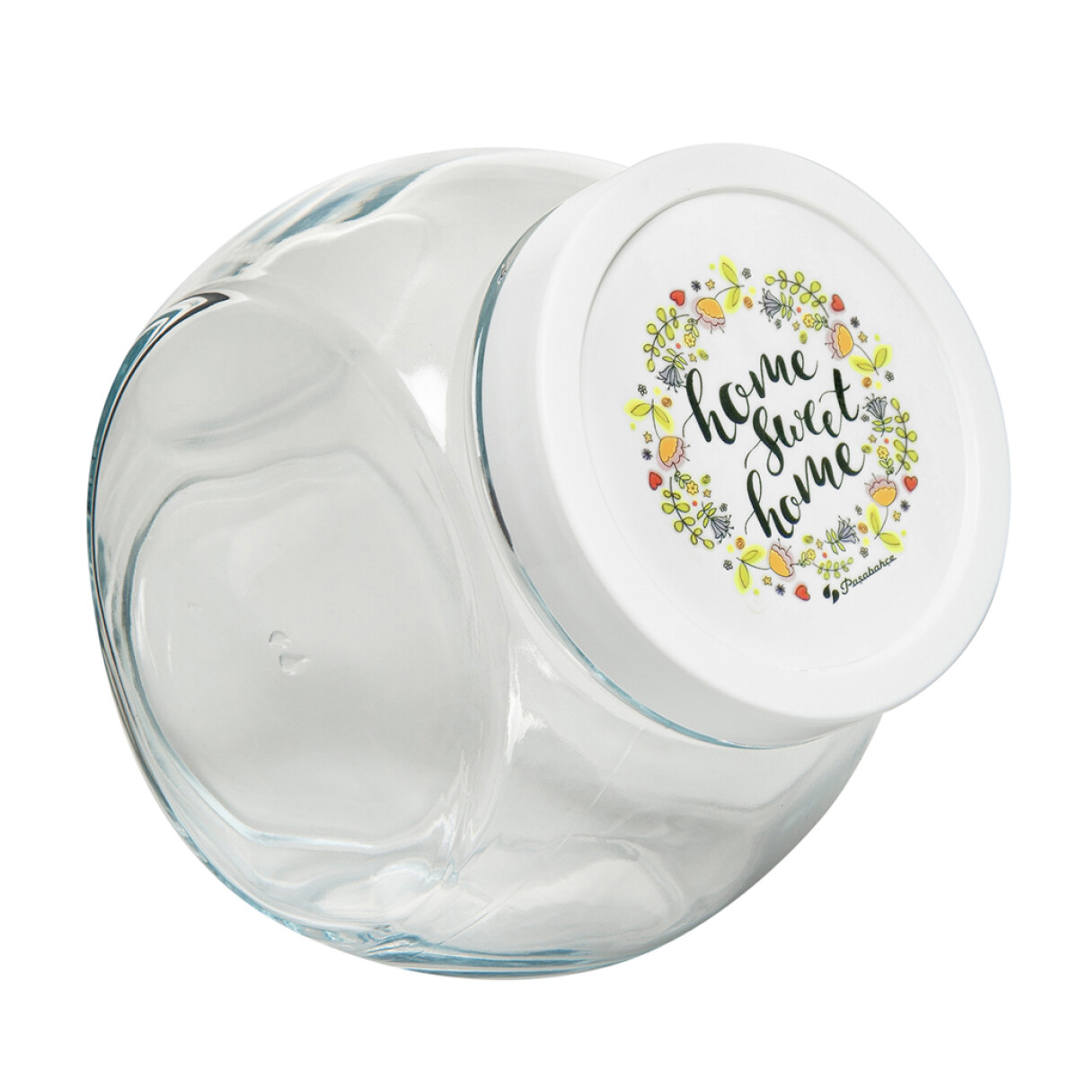 Galletera de Vidrio Bella Sweet 1,5 Litros con Tapa Decorada – Pasabahce 