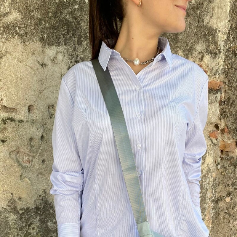 Camisa entallada Slowly Blue