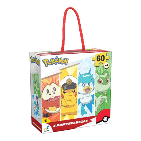 PUZZLE HORIZON POKEMON 60 PIEZAS 4 EN 1 001