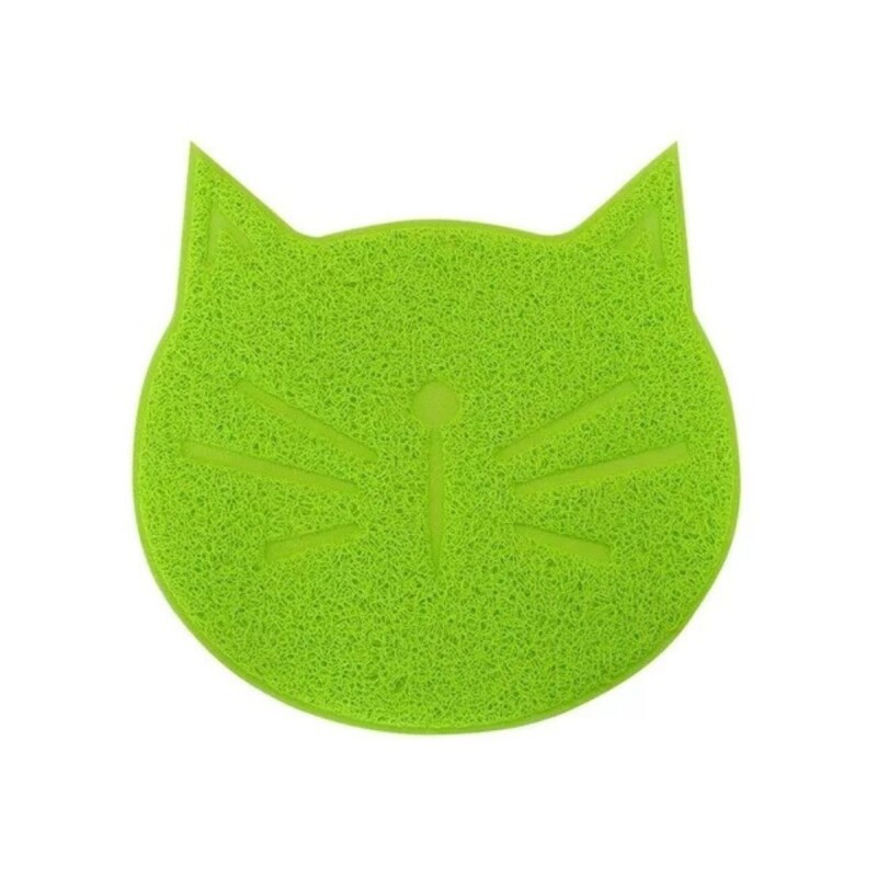 ALFOMBRA DE GOMA GATO VERDE
