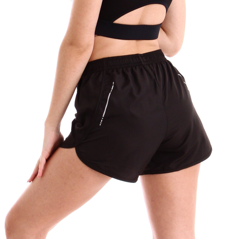Asics W CORE SHORTS 3IN BLACK Negro