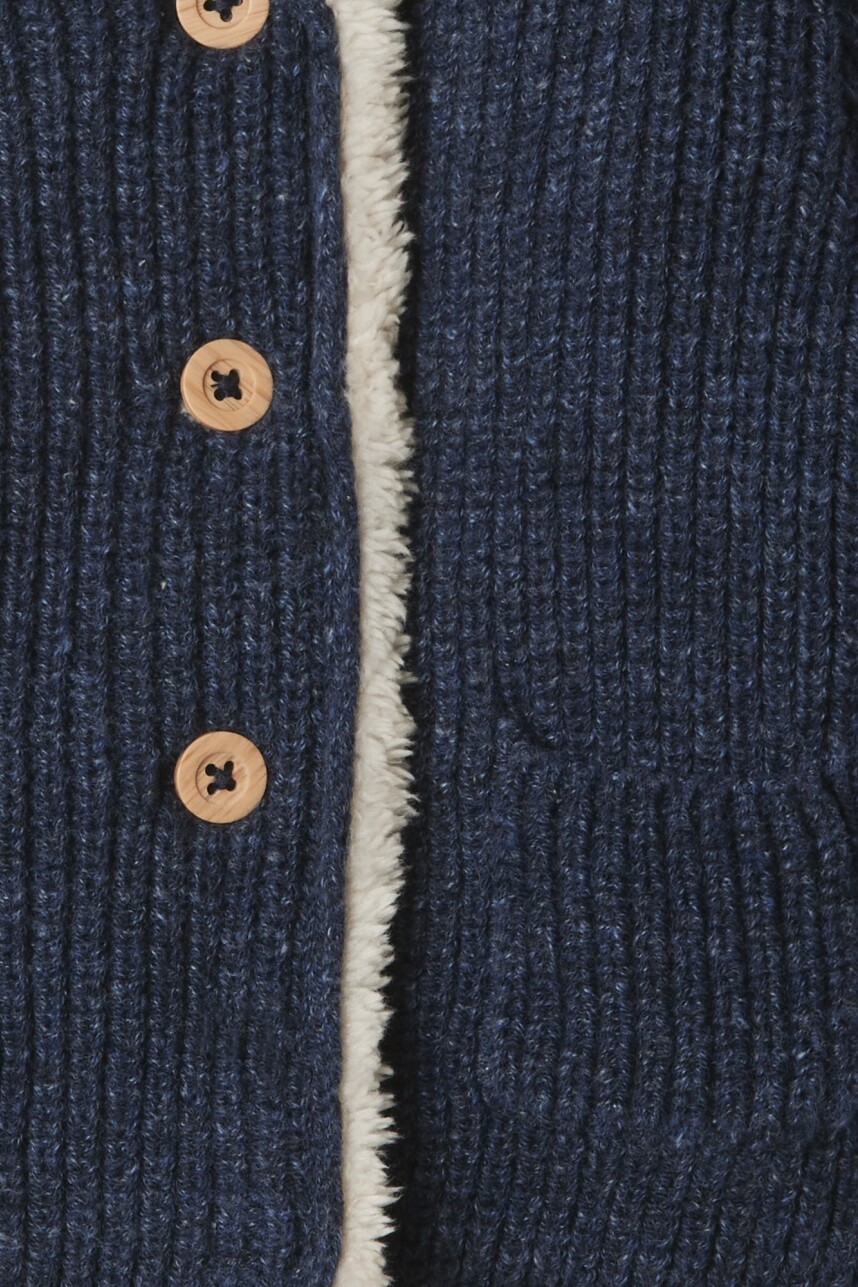 Canguro Con Corderito Con Botones Bebé Blue Heather