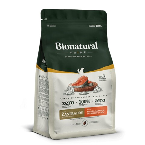 BIONATURAL CAT PRIME CASTRADO SALMON 7,5 KG