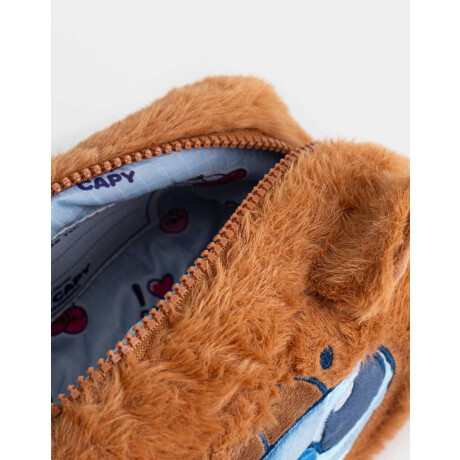 Portacosméticos Plush ''stitch Capybara'' Marron Medio