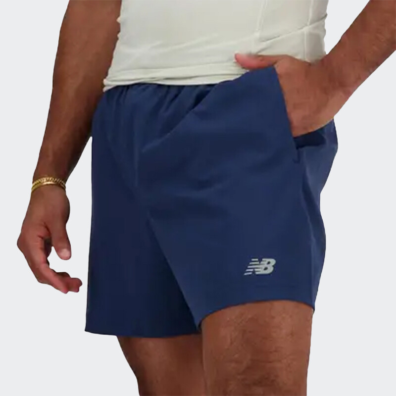 Short New Balance 5 INCH Brief Azul